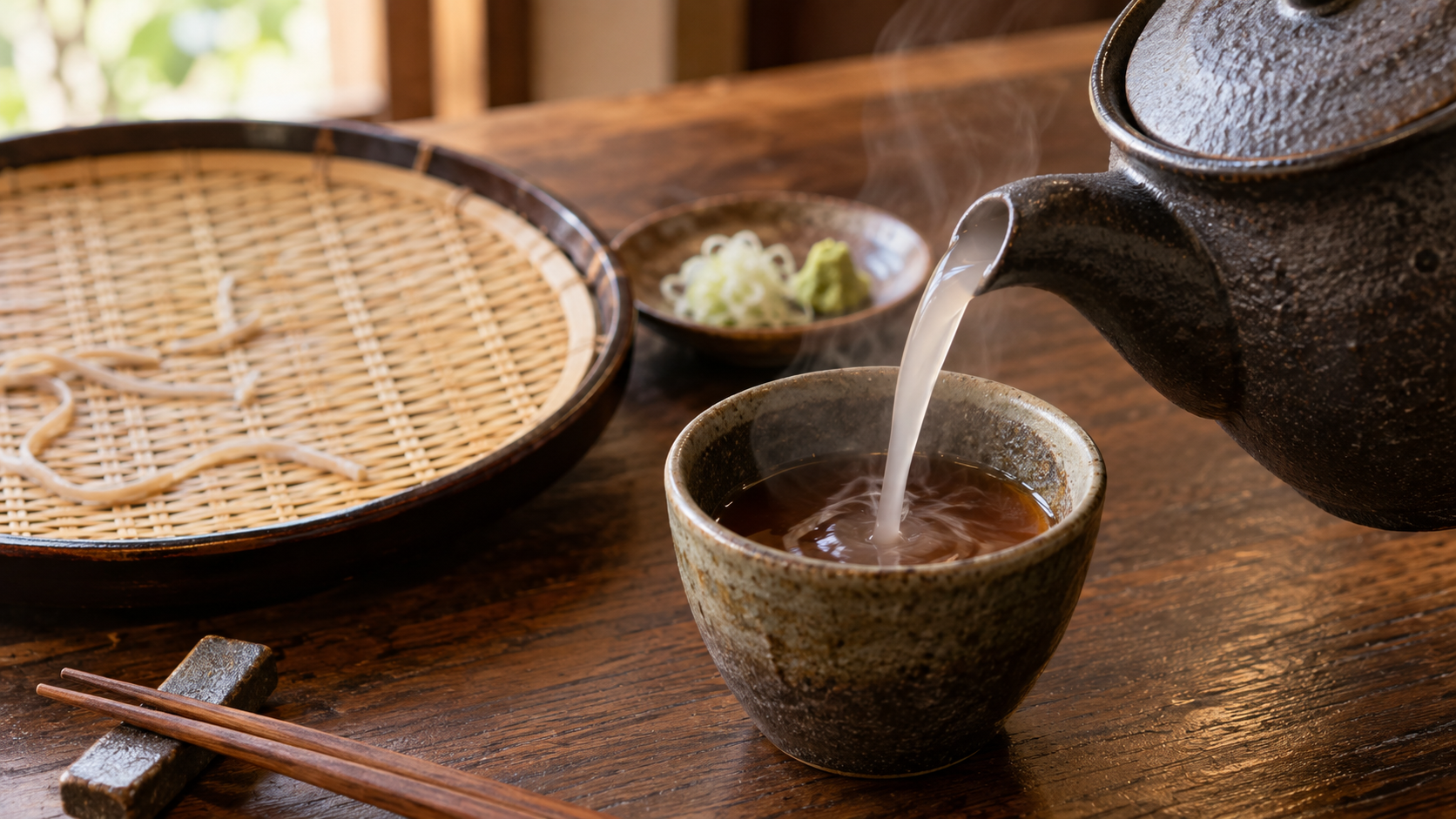 蕎麦湯はなぜ白い？とろみの違い、昔の飲み方、栄養の気になる話